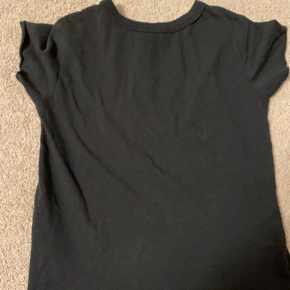 Girls Spiritual Gangster black Tee - Picture 3 of 4